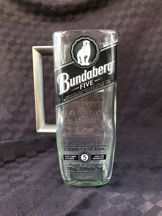 Bundaberg Rum FIVE Label Stein
