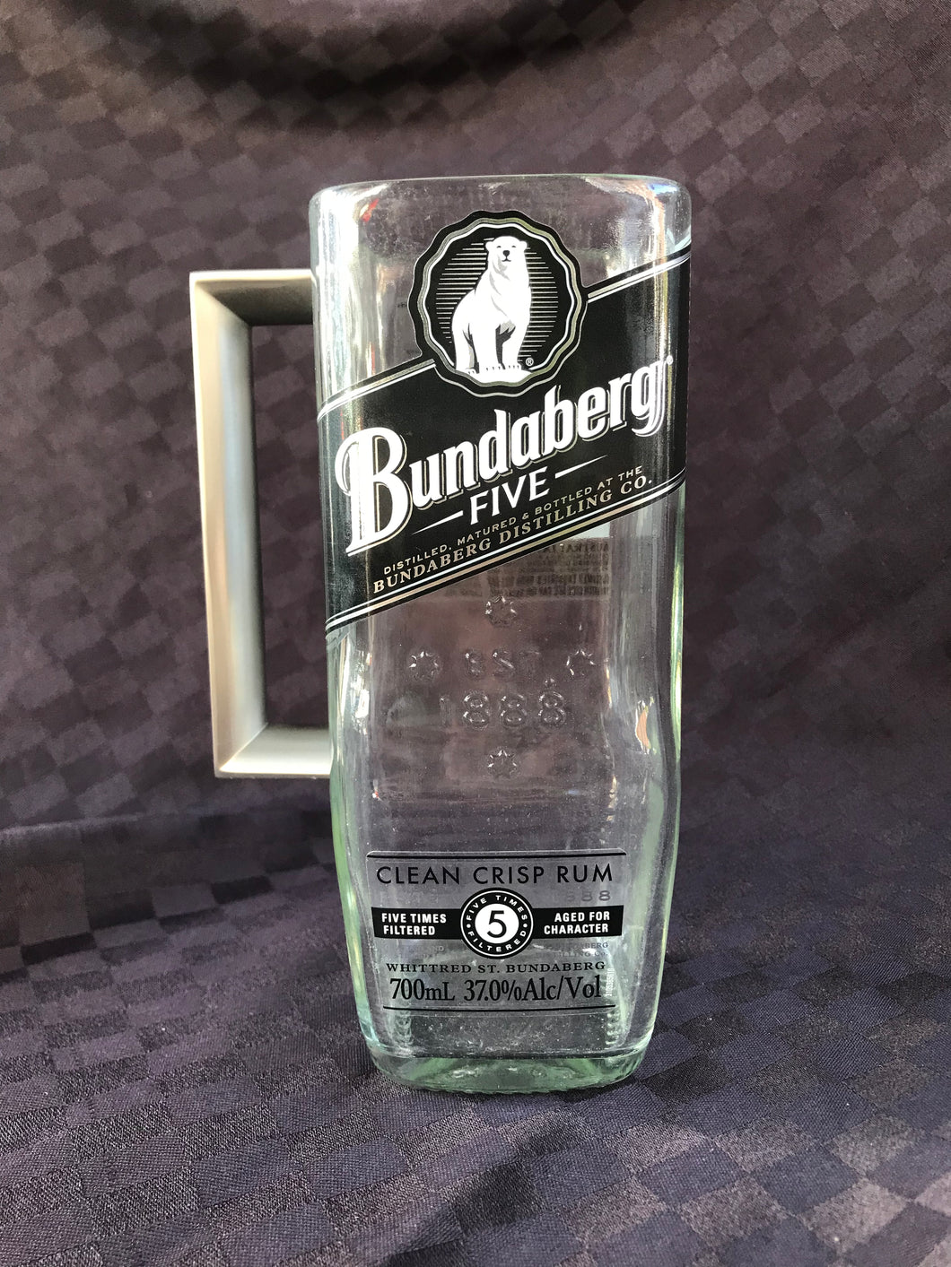 Bundaberg Rum FIVE Label Stein